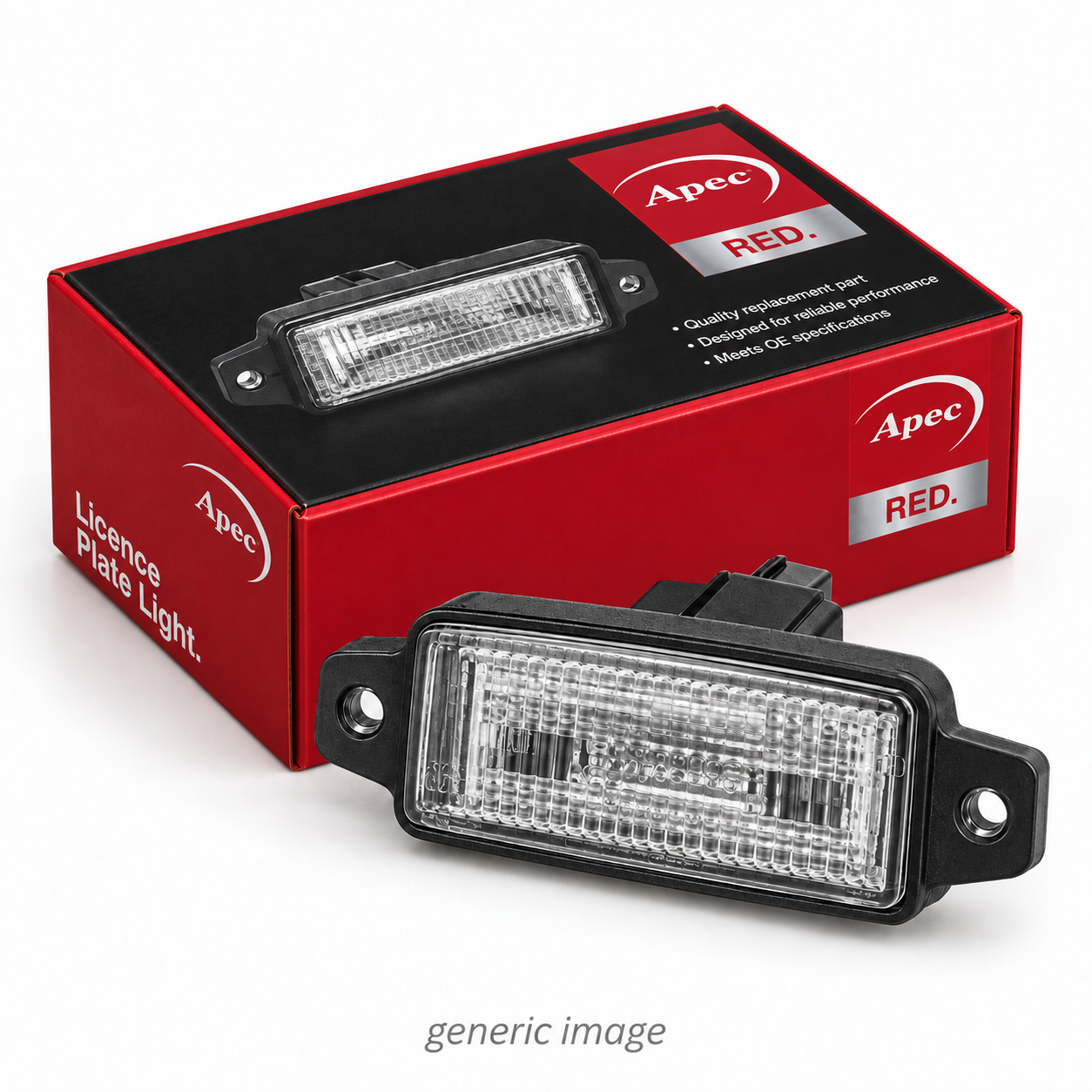 Apec Licence Plate Light / Lamp Left C5W ASL2043