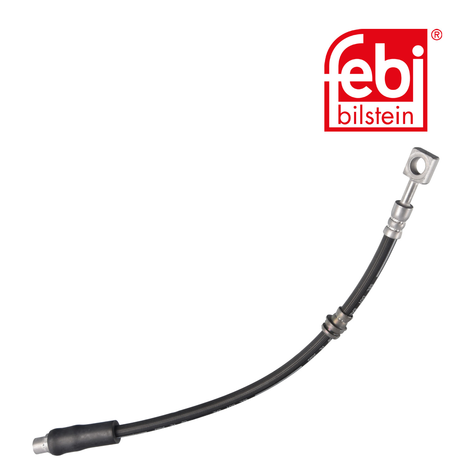Febi Brake Hydraulic Hose Line Front Right 45786