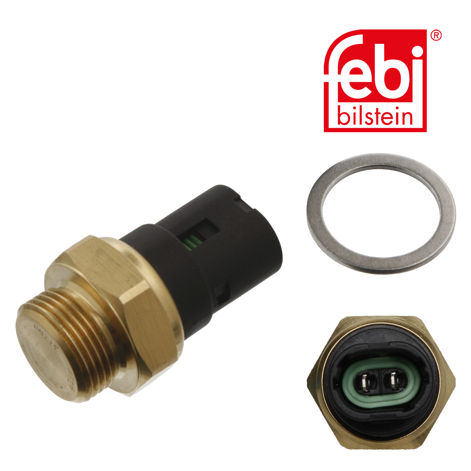 Febi Radiator Fan Temperature Switch 2 Connectors 09746
