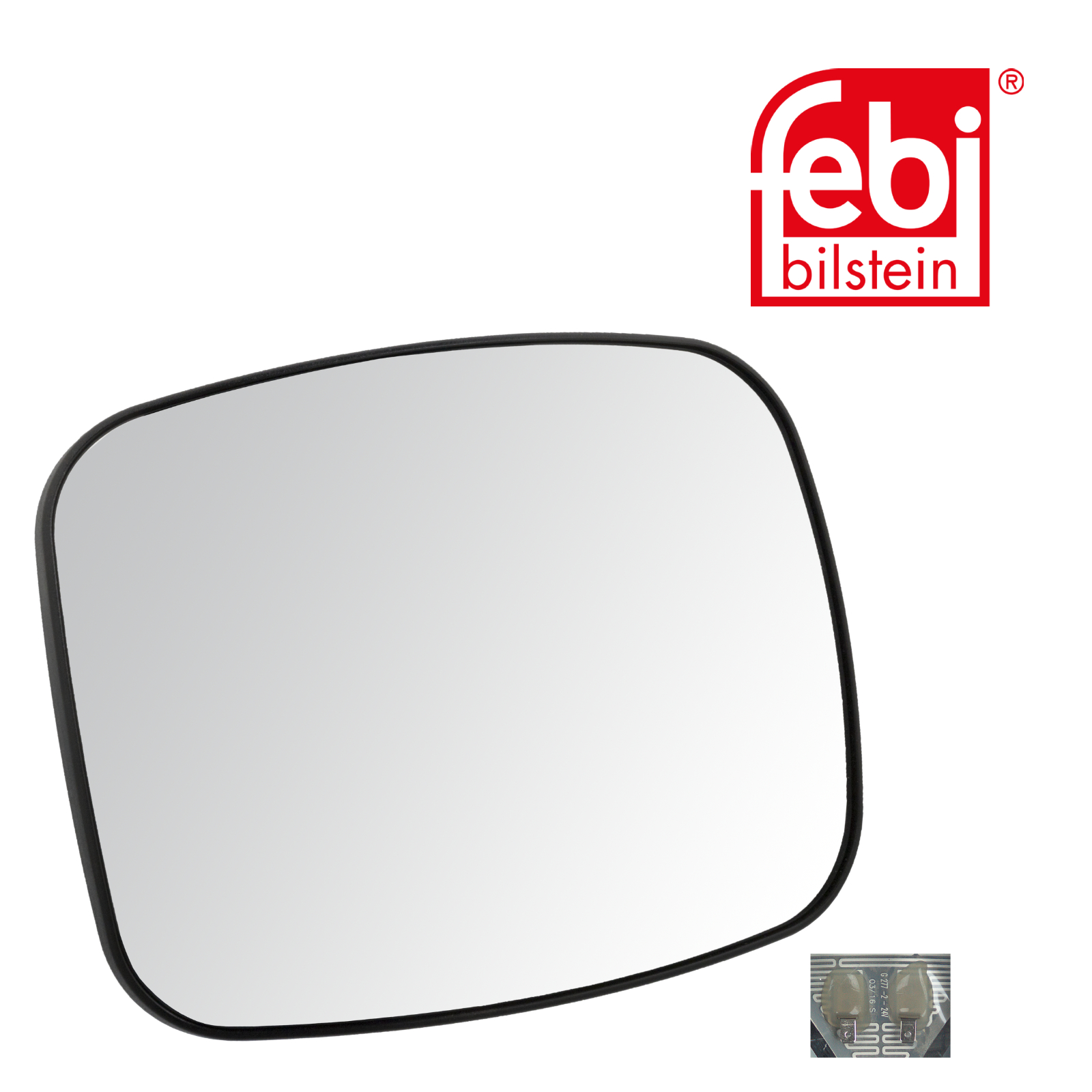 Febi Wide Angle Mirror Mirror Glass Wide 23mm Thick 105759