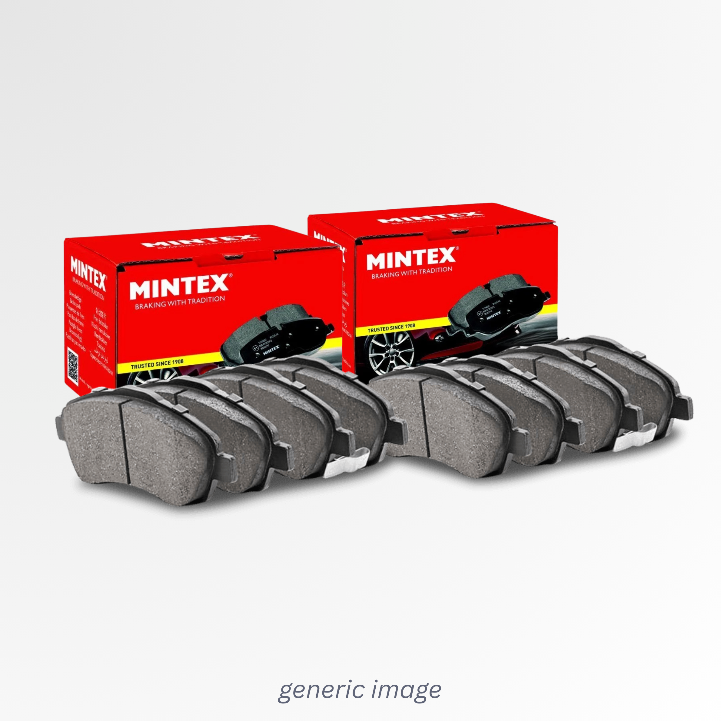 Mintex Front & Rear Pads fits Ford Usa Edge 2014-2018 2.0