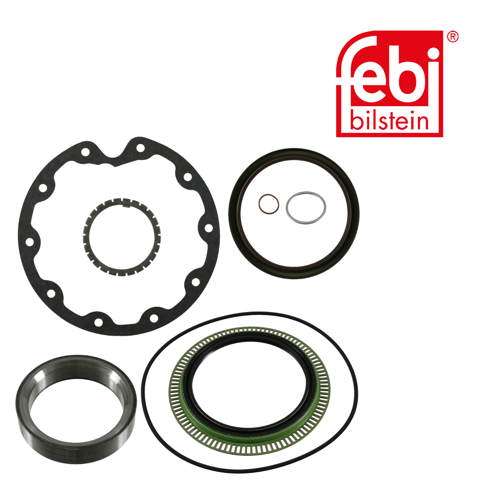 Febi Wheel Hub Gasket Set Rear 21976