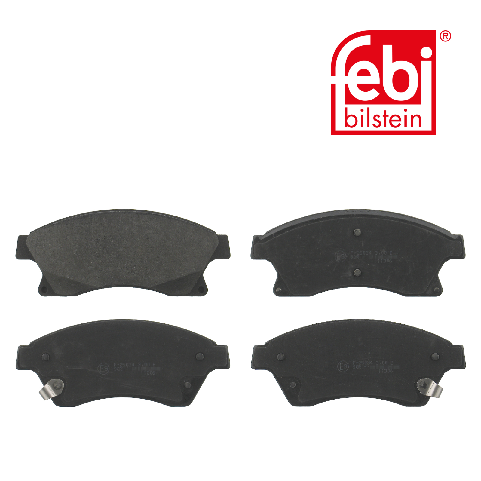 Febi Front Brake Pad Set 16789