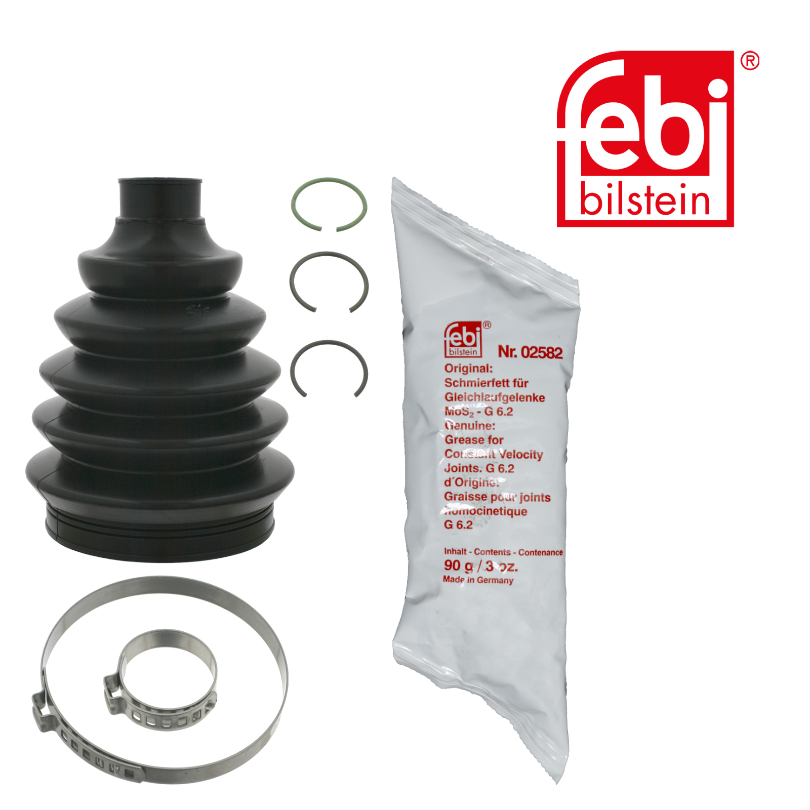 Febi Drive Shaft Bellow Kit Wheel Side Thermoplast 26232