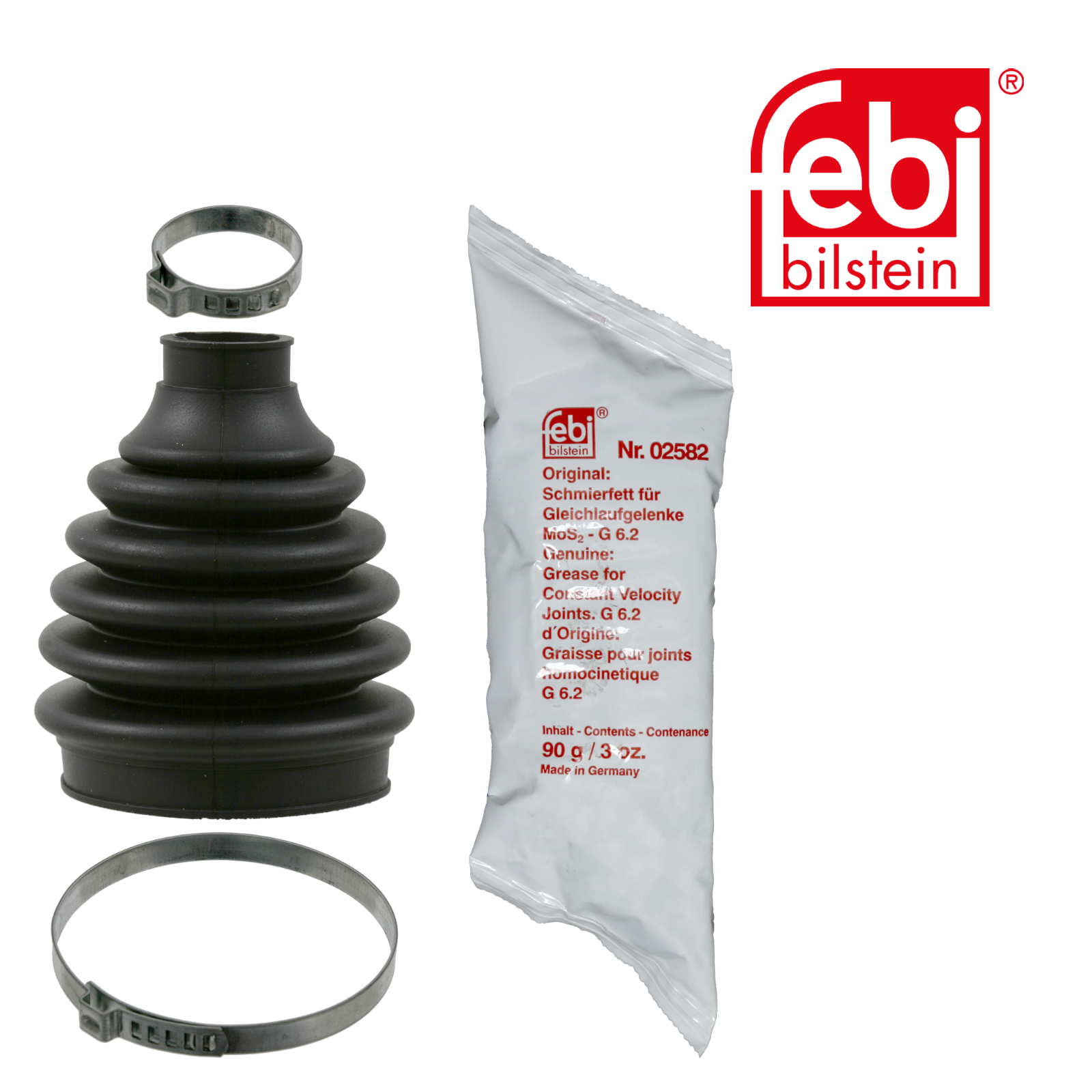 Febi Drive Shaft Bellow Kit Wheel Side Rubber 06130