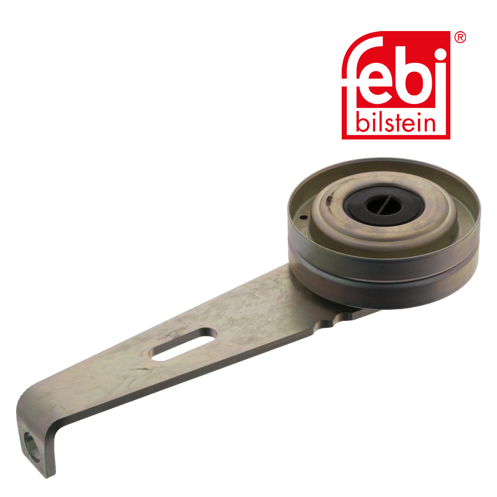 Febi V-Ribbed Belt Tensioner Pulley 85mm OD Wide Metal 11348
