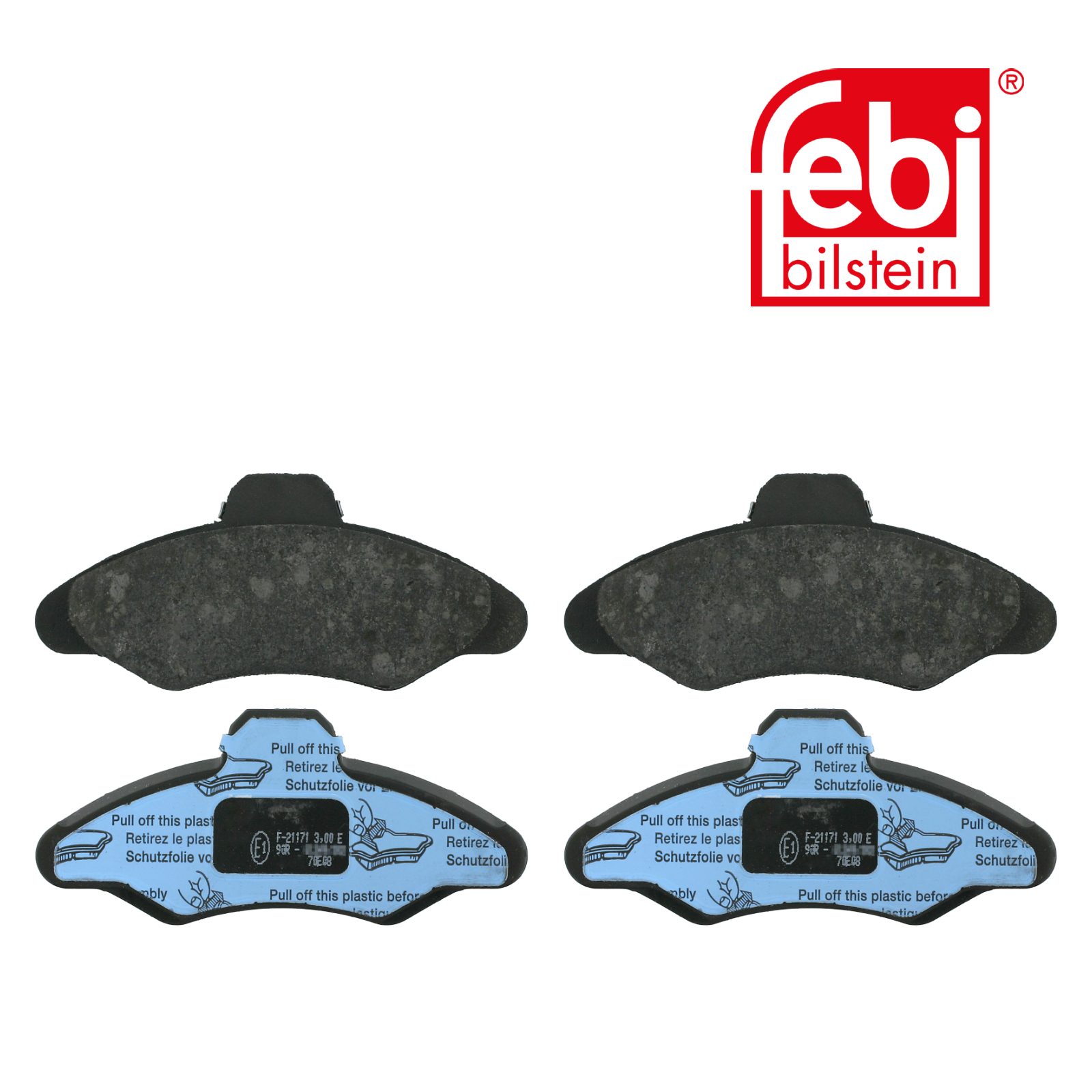 Febi Front Brake Pad Set 16038