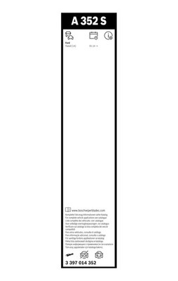 Bosch Aerotwin Wiper Blade Set 750mm + 500mm — A352S fits Ford Transit V363