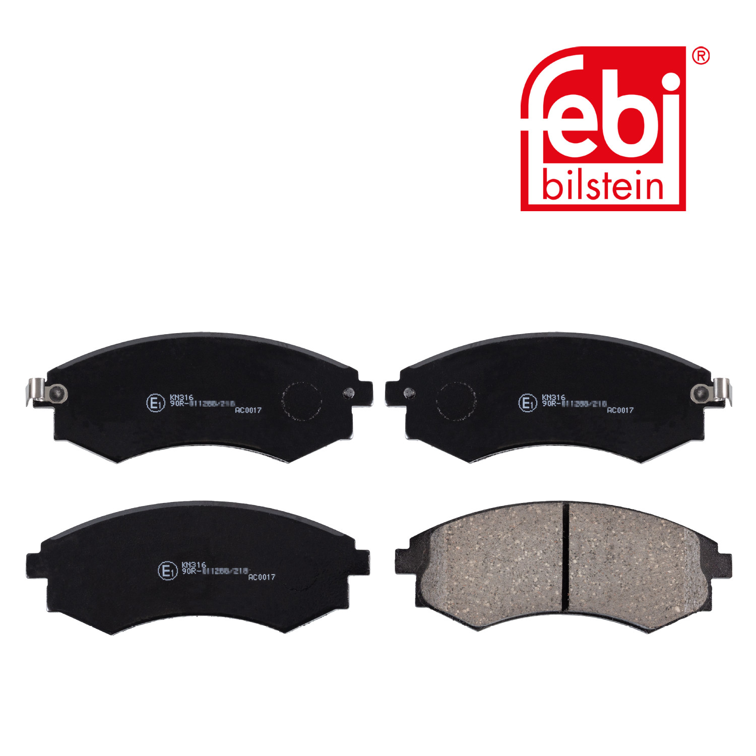 Febi Front Brake Pad Set 170253