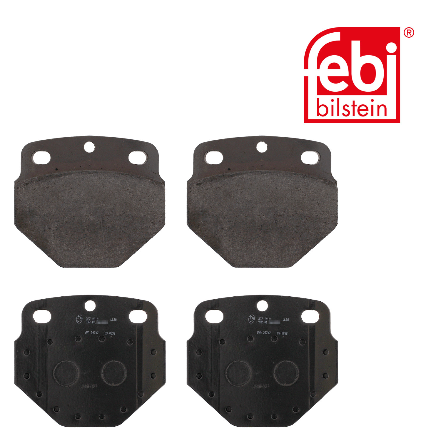 Febi Rear Brake Pad Set 16569