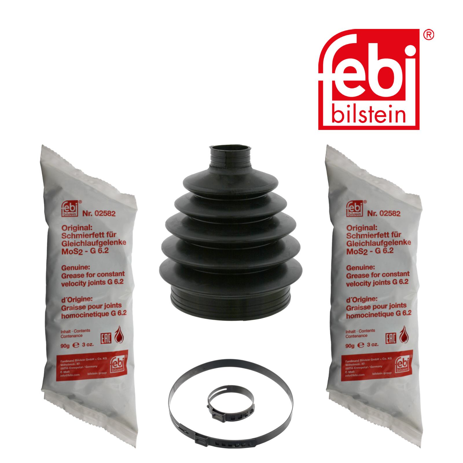 Febi Drive Shaft Bellow Kit Front Right Thermoplast 21245