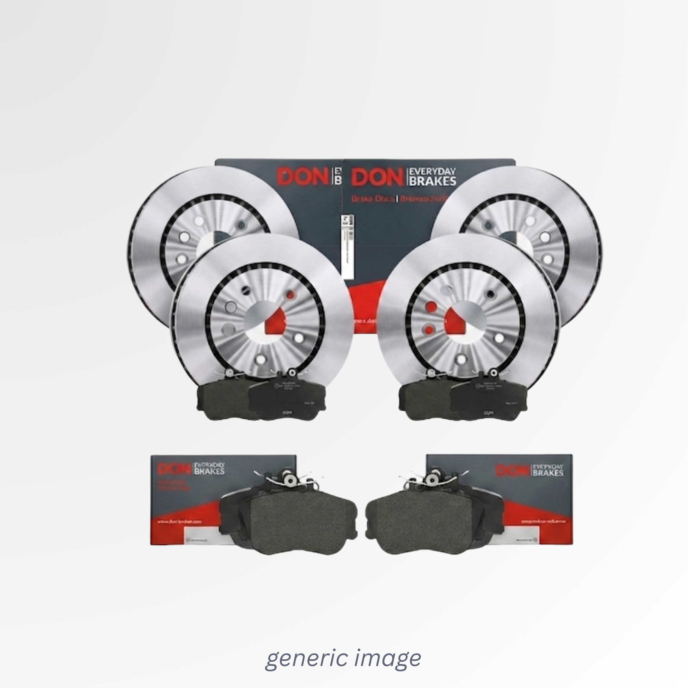 DON Front & Rear Brake Discs & Pads fits Infiniti G 2002 on