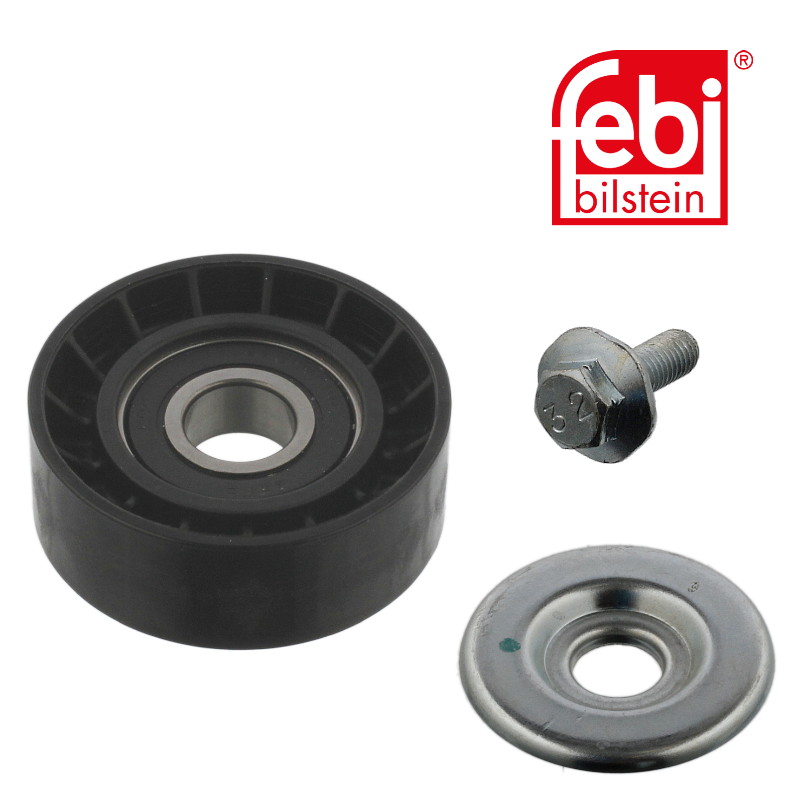 Febi V-Ribbed Belt Deflection/Guide Pulley 36367