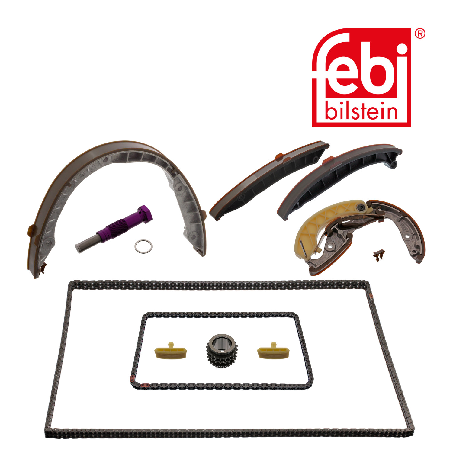 Febi Timing Chain Kit Set 122 Links 8mm 47715