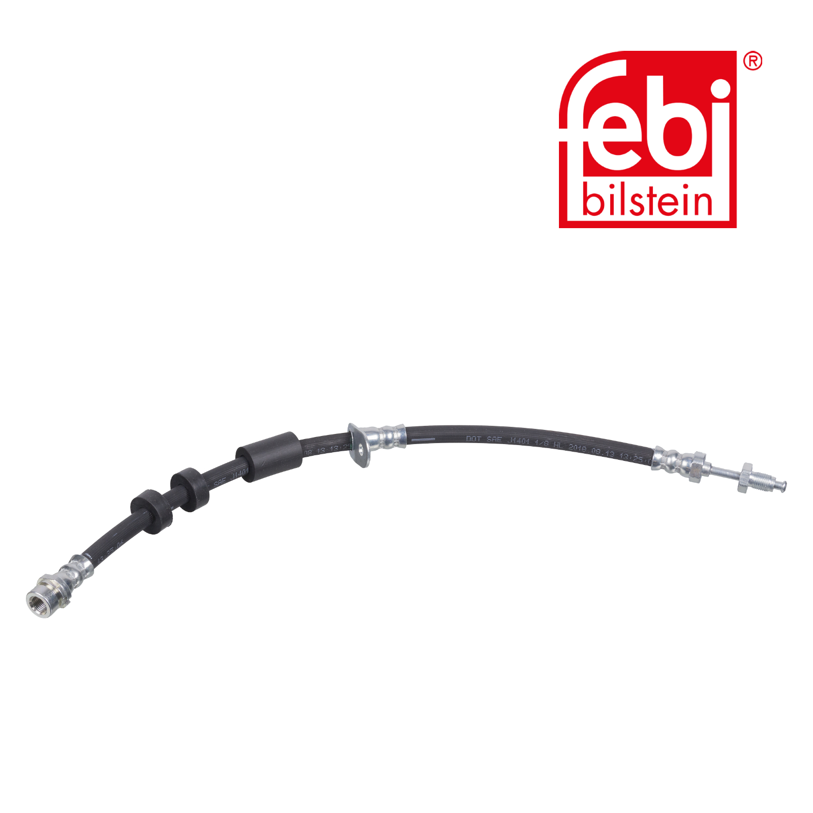 Febi Brake Hydraulic Hose Line Front Right 104237