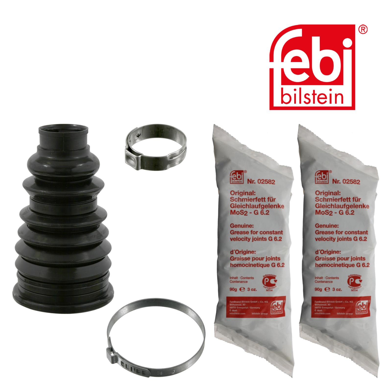 Febi Drive Shaft Bellow Kit Wheel Side Thermoplast 10381