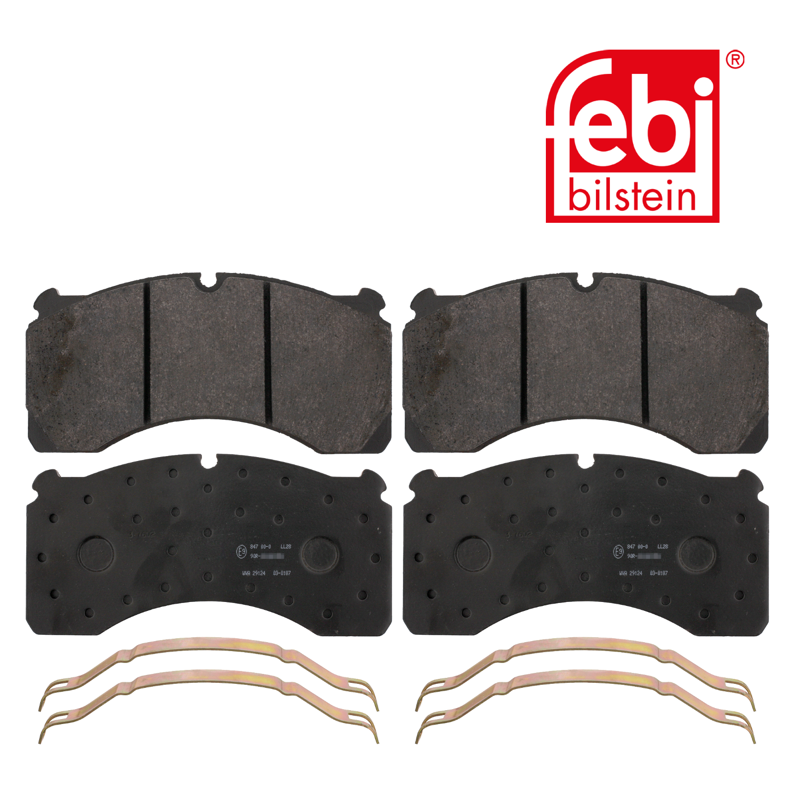 Febi Rear Brake Pad Set 16717