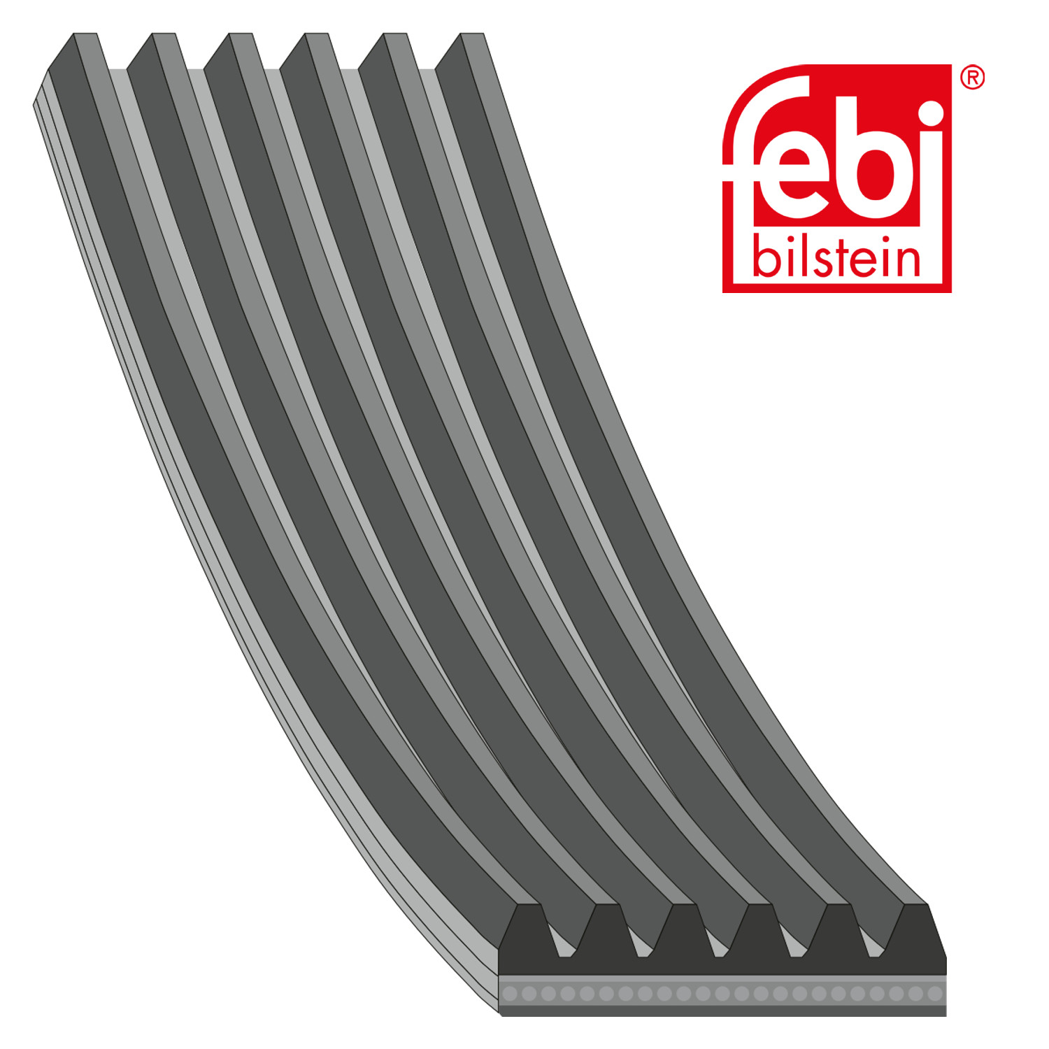 Febi Multi V-Ribbed Drive Belt 102310