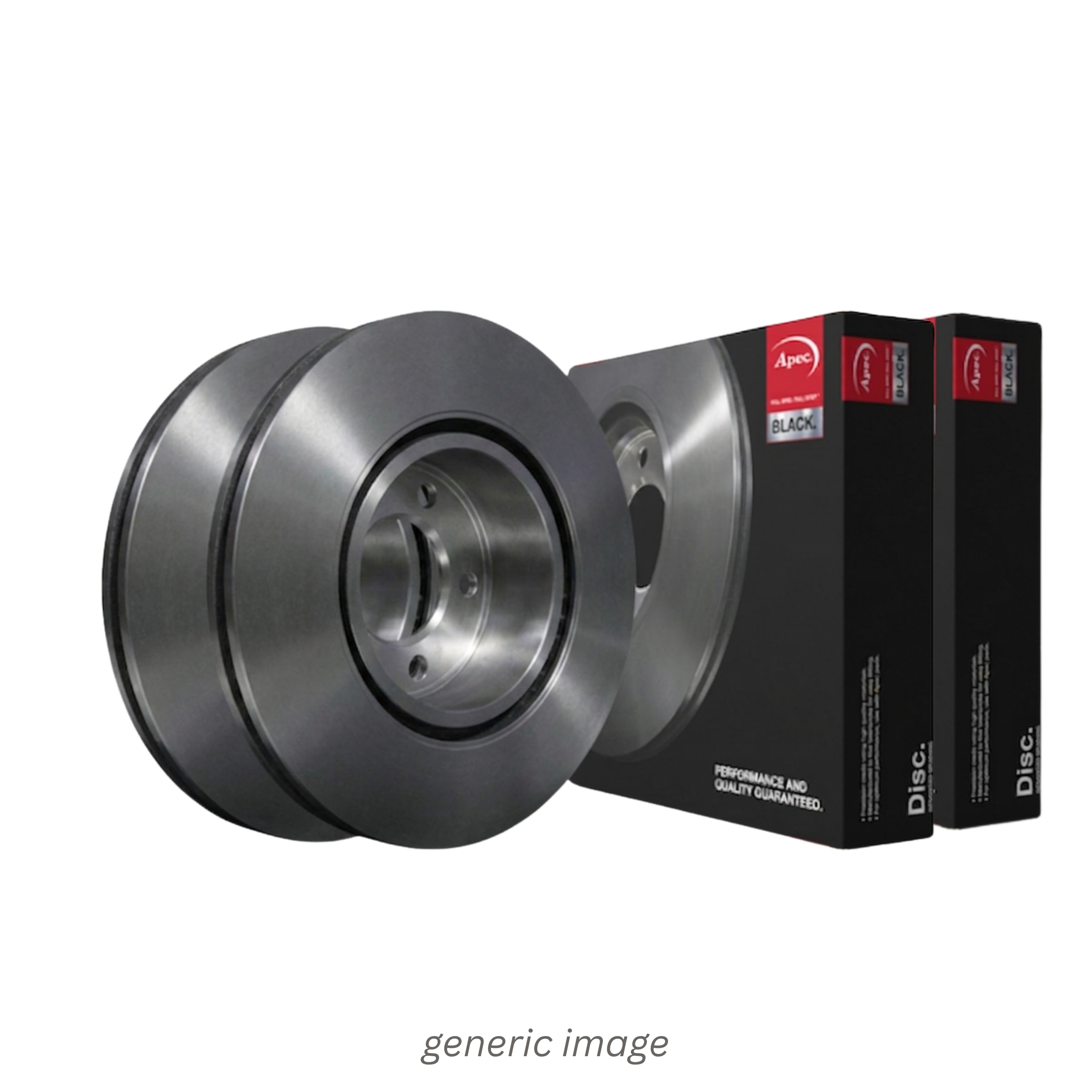 Apec 2 x Rear Vented Brake Discs DSK3972B