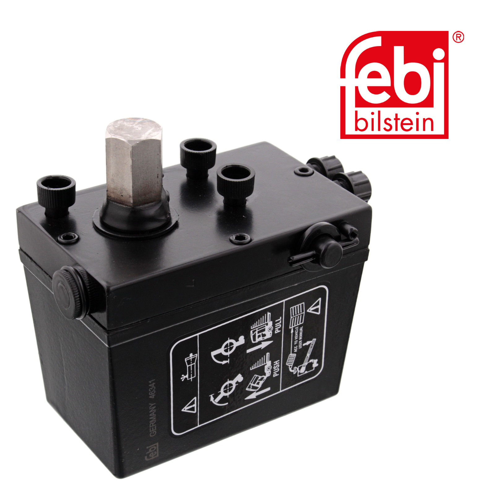 Febi Cab Tilt Hydraulic Pump Manual 2 Connectors 46341