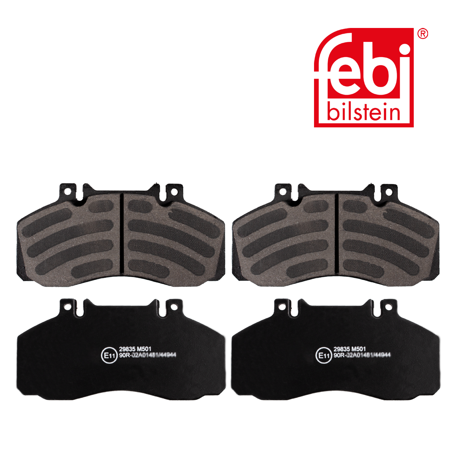Febi Rear Brake Pad Set 16566