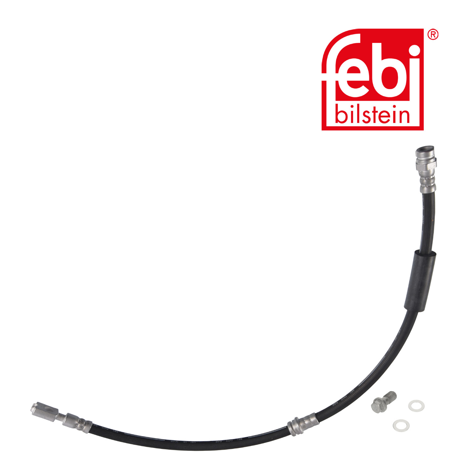 Febi Brake Hydraulic Hose Line Front Right 30854