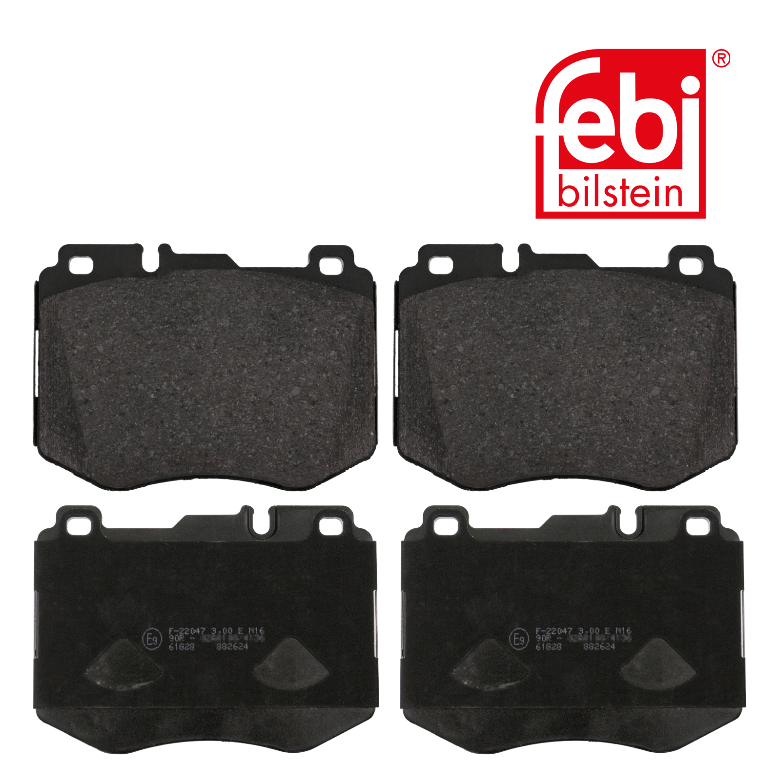 Febi Front Brake Pad Set 16986