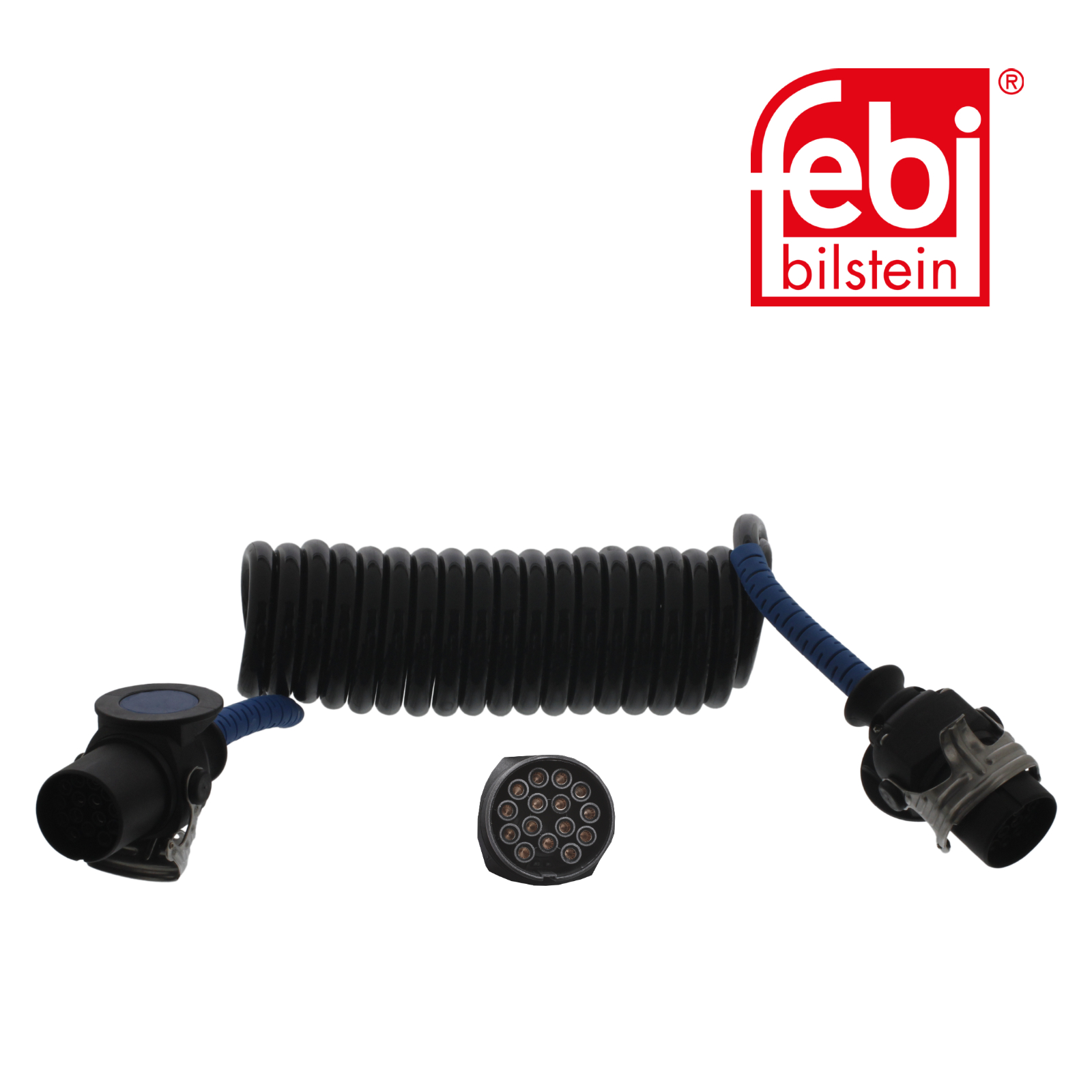 Febi Coiled Cable 15 Connectors 24V PA (polyamide) 09726