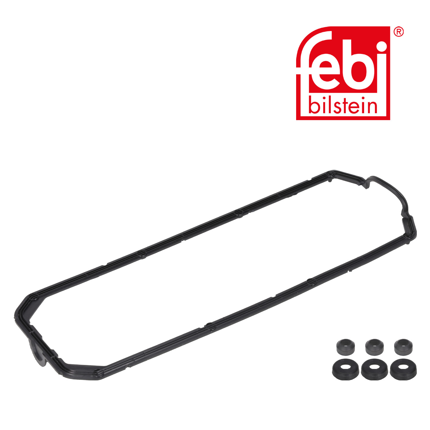 Febi Cylinder Head Cover Gasket Set Rubber 15198