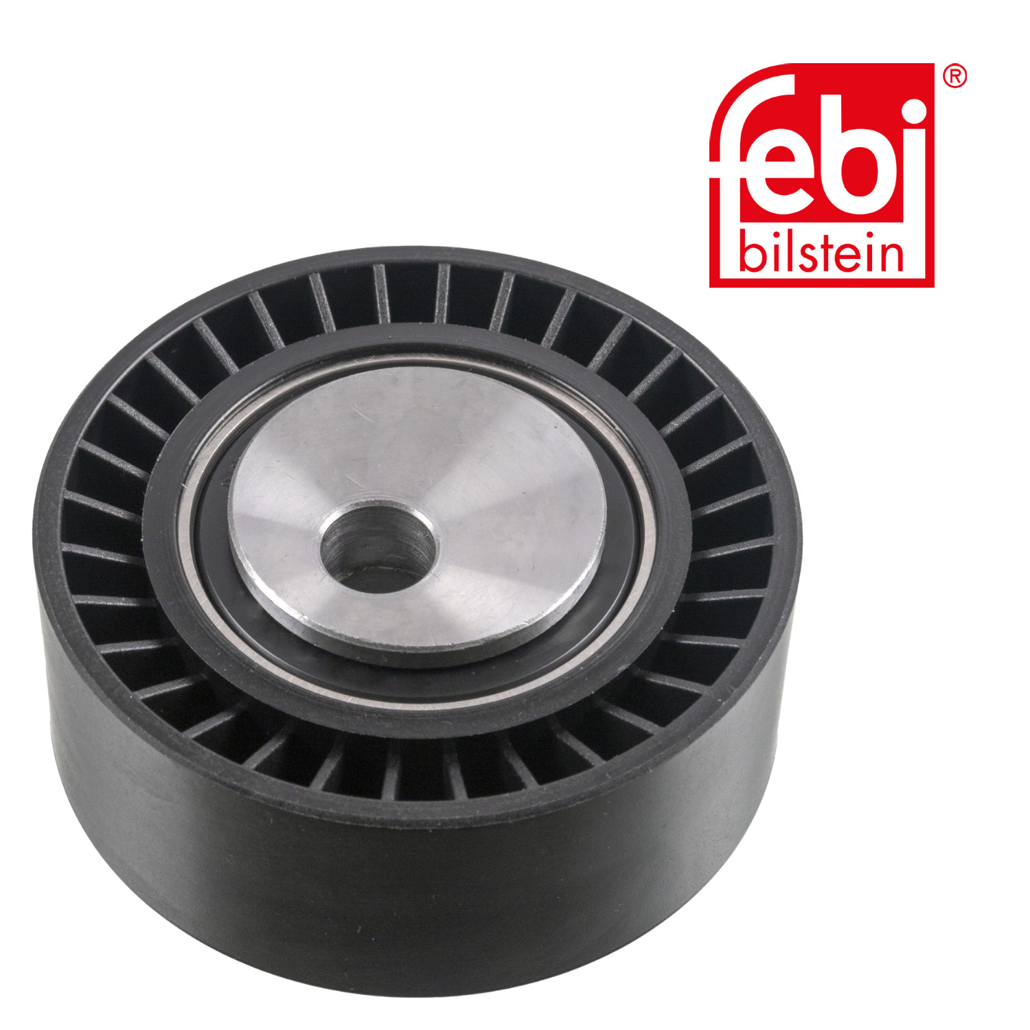 Febi V-Ribbed Belt Tensioner Pulley 70mm OD Wide Plastic 05801