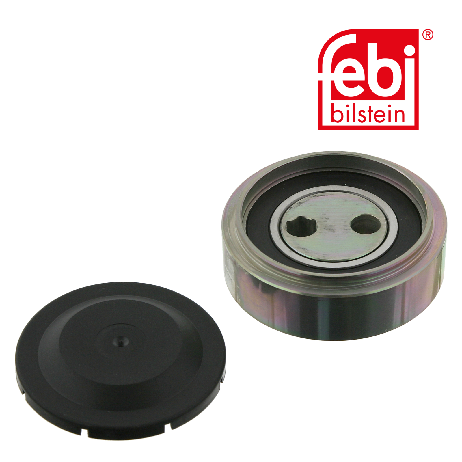 Febi V-Ribbed Belt Tensioner Pulley OD Wide Metal 11323