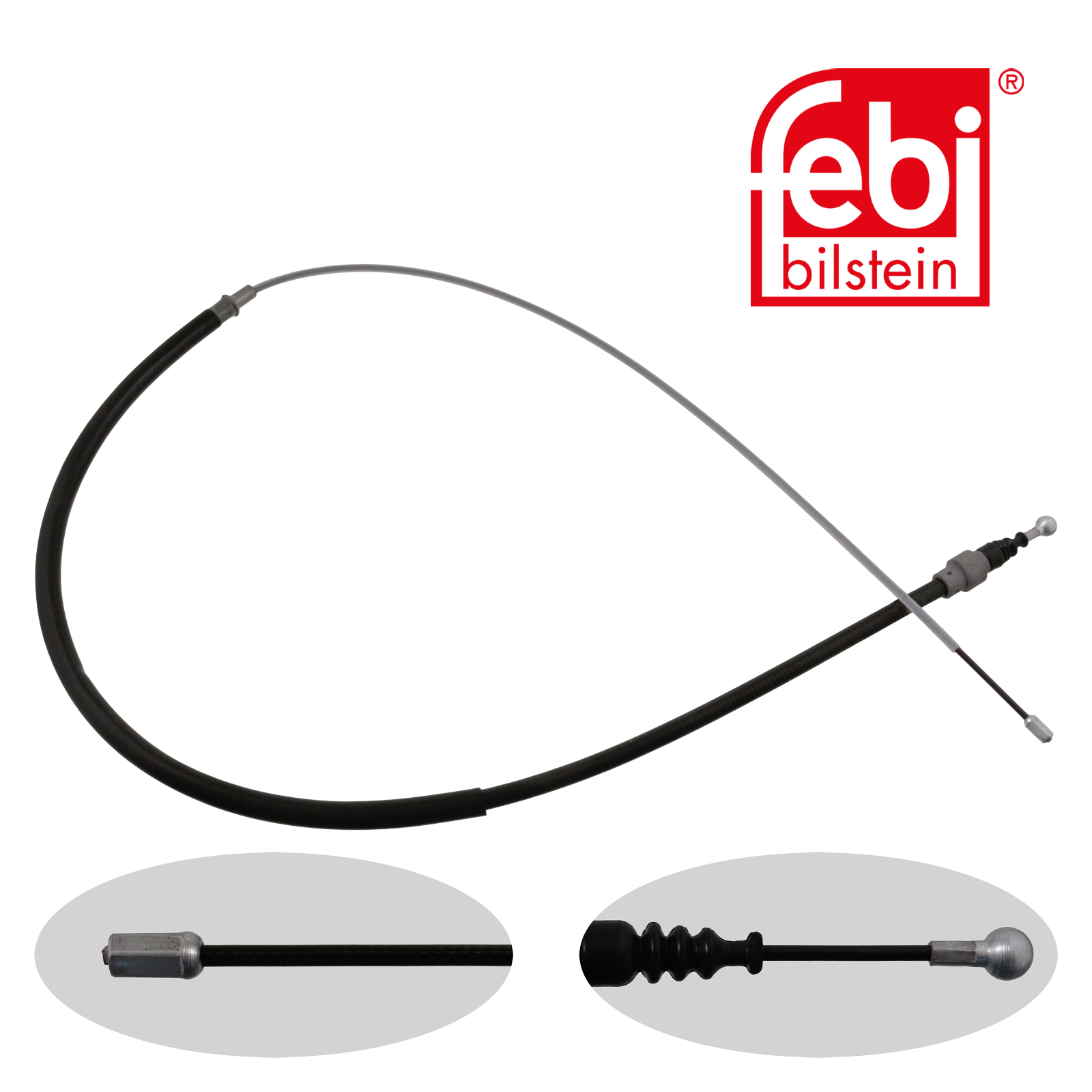 Febi Handbrake Cable Left Rear 24412