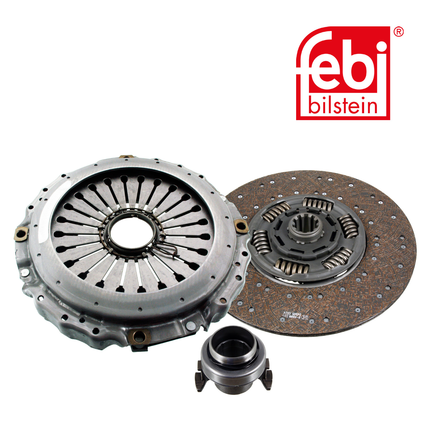 Febi Clutch Kit Set 3pc 431mm 105189
