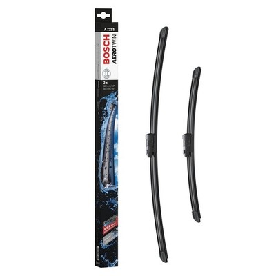 Bosch Aerotwin Wiper Blade Set 600mm + 400mm — A721S fits Abarth 600E 2024 on