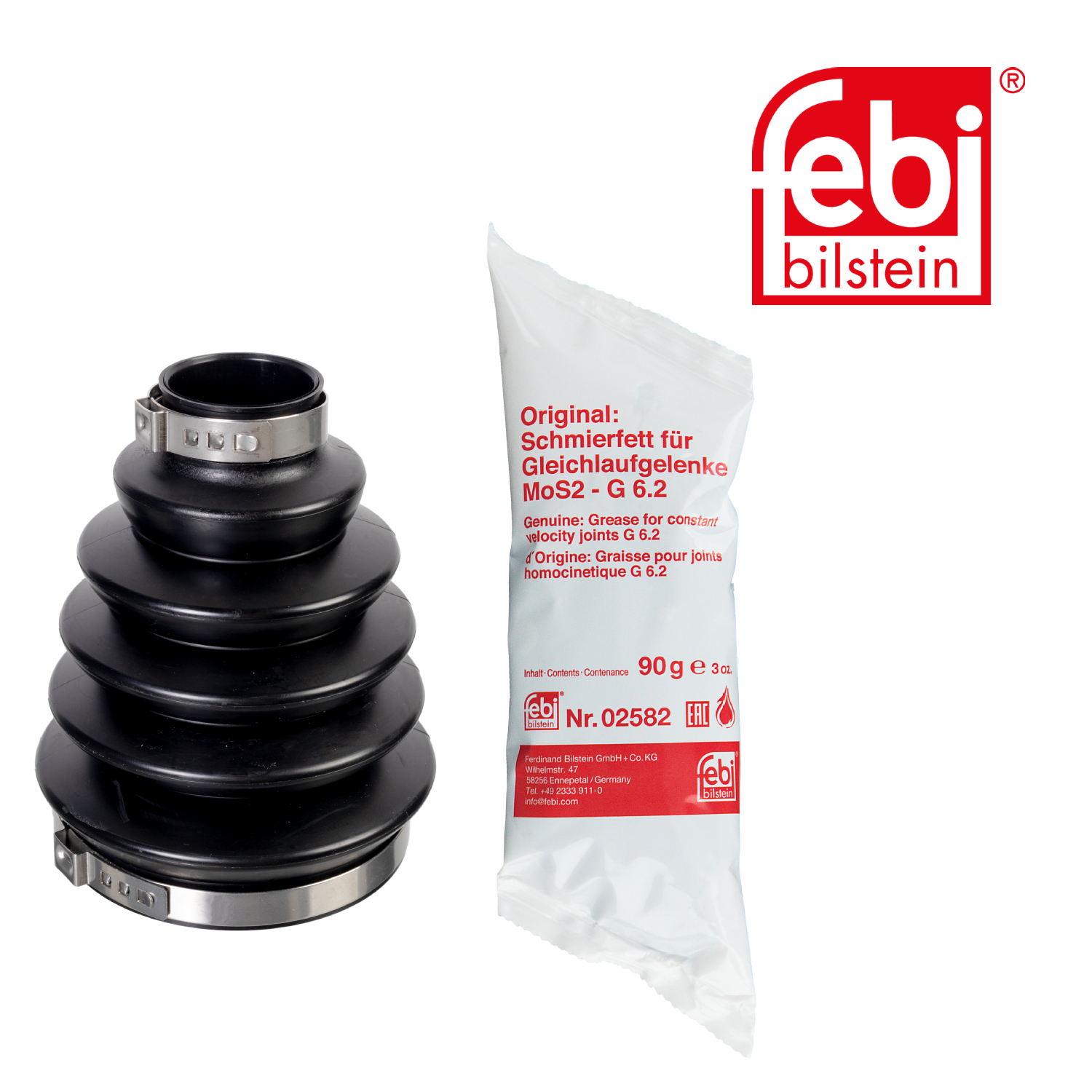 Febi Drive Shaft Bellow Kit Wheel Side Thermoplast 175662