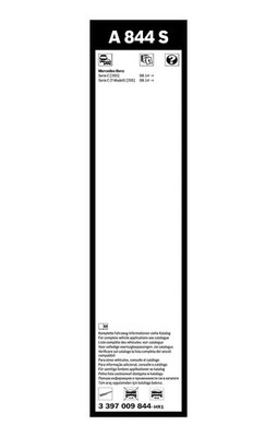 Bosch Aerotwin Wiper Blade Set 550mm + 550mm — A844S fits Mercedes-Benz C-Class