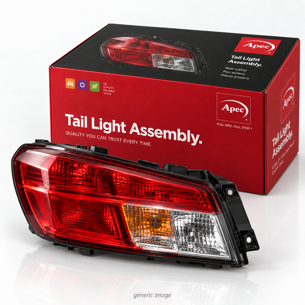 Apec Tail Light / Lamp Left ARL2381