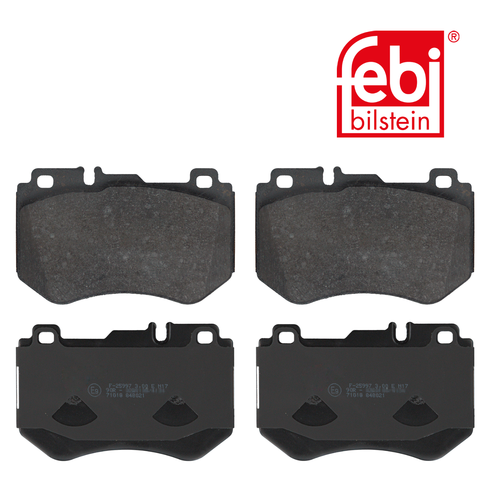 Febi Front Brake Pad Set 16987