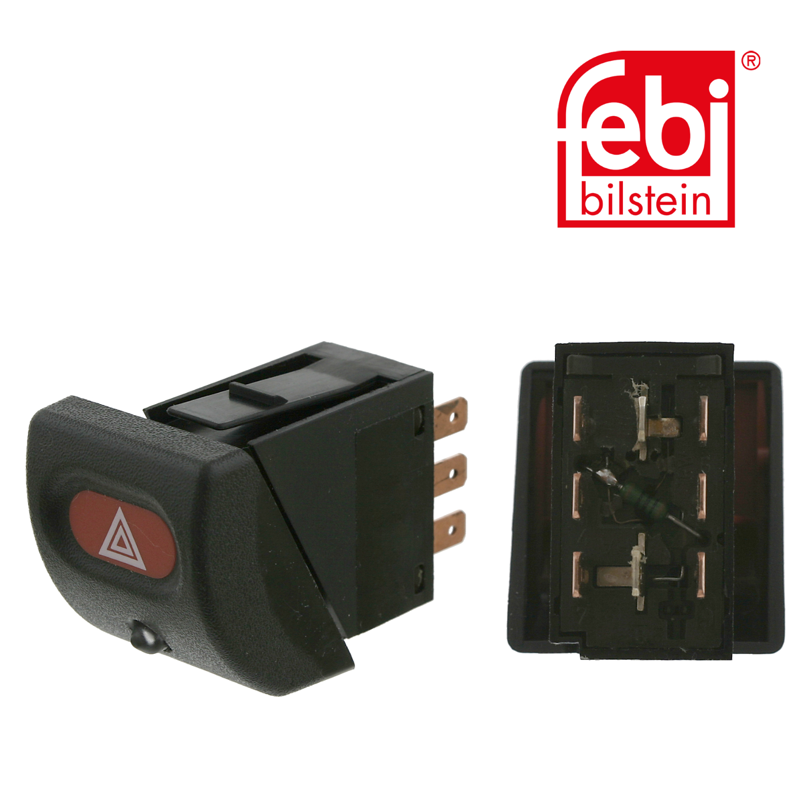 Febi Hazard Warning Light Switch Dashboard 8 Connectors 04719