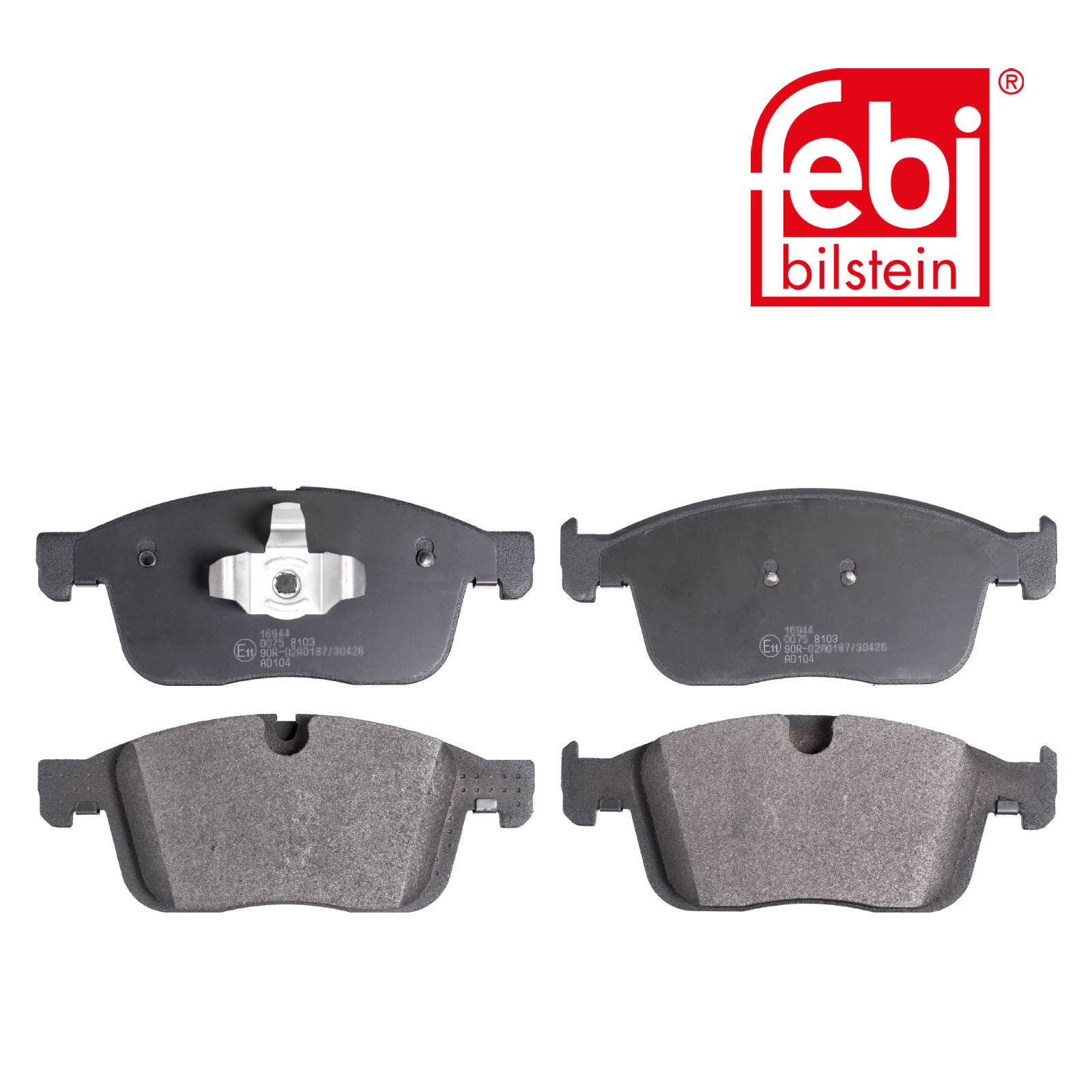 Febi Front Brake Pad Set 16944