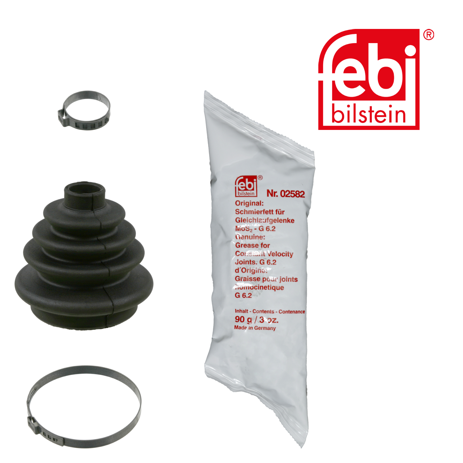 Febi Drive Shaft Bellow Kit Wheel Side Rubber 12804