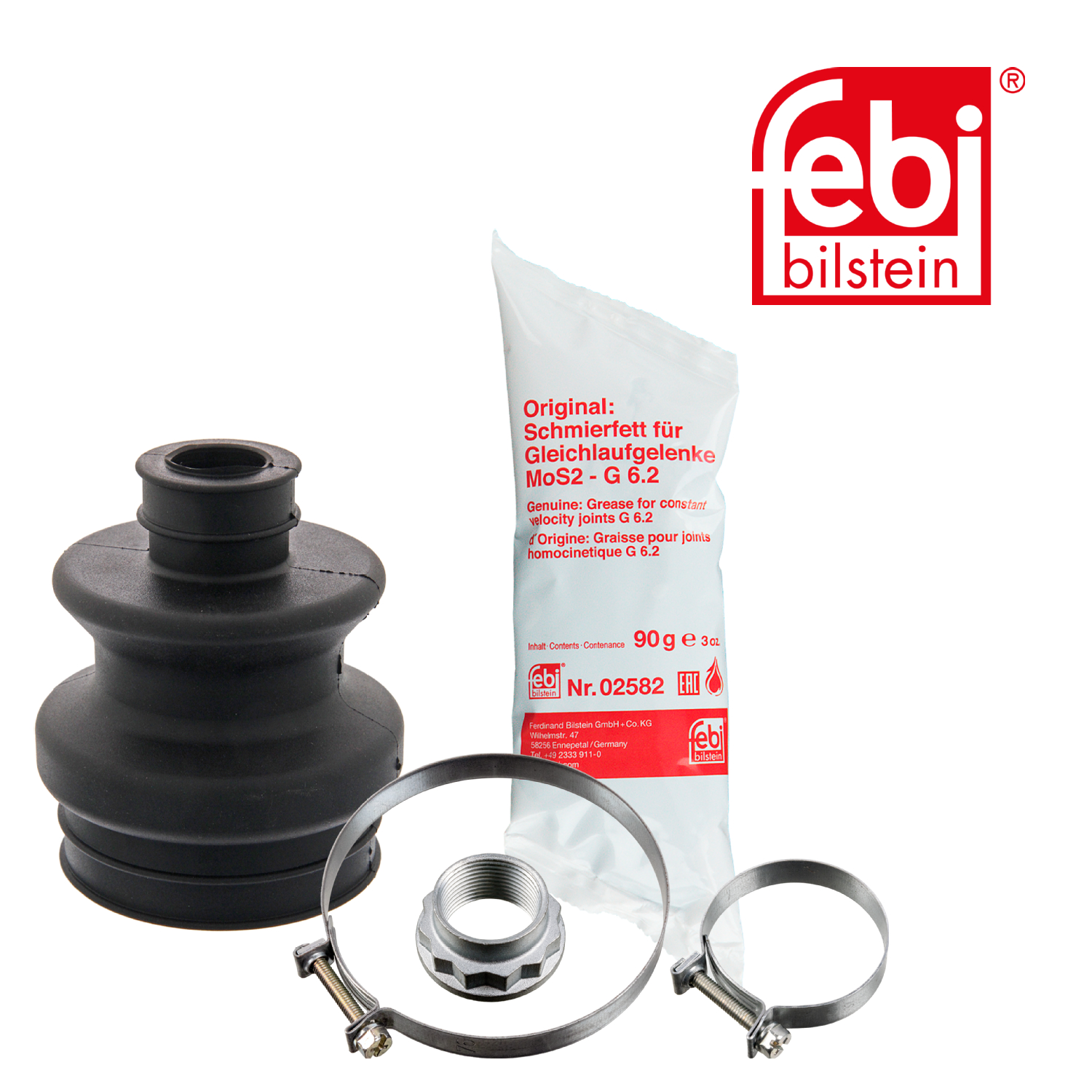 Febi Drive Shaft Bellow Kit Wheel Side Rubber 07934