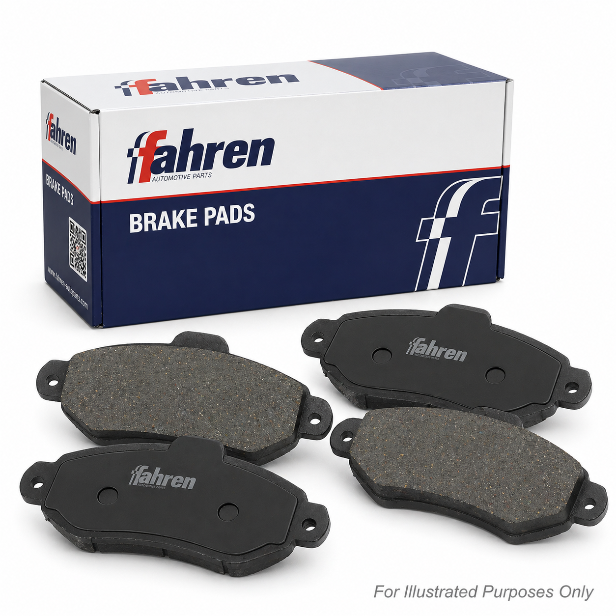 Fahren Rear Brake Pad Set FBP3699
