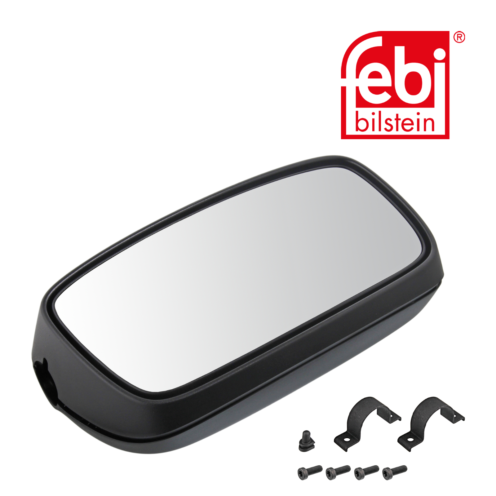 Febi Driver Cab Exterior Mirror Wide 140mm Thick 49963