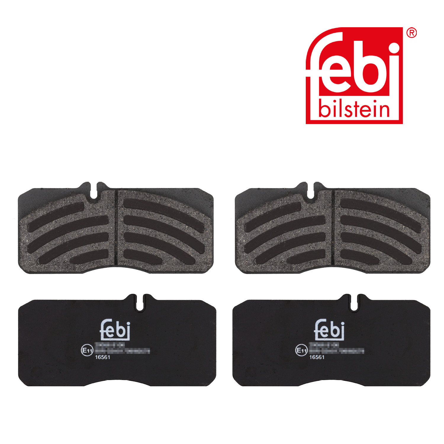 Febi Front Brake Pad Set 16561