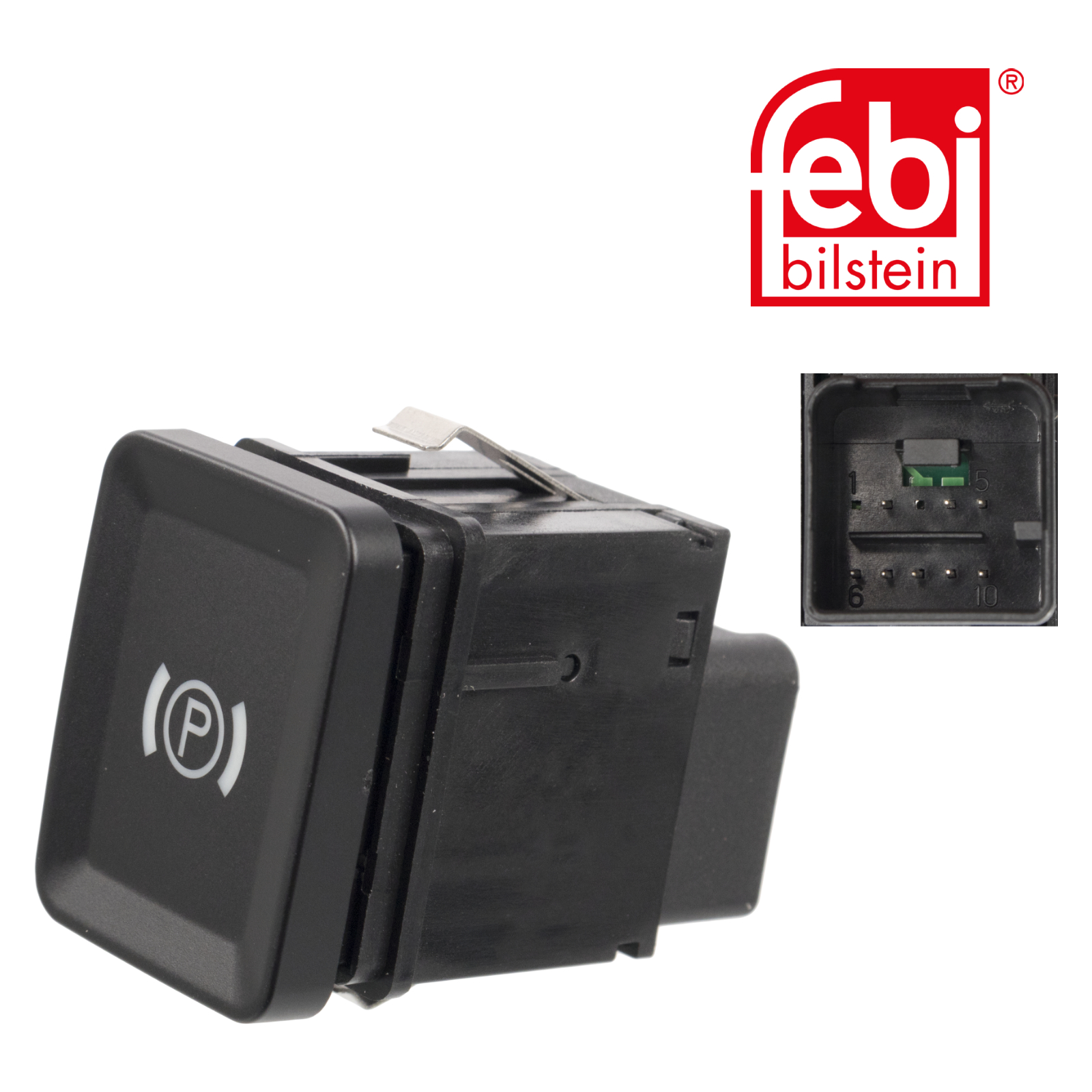 Febi Park Brake Actuation Switch 8 Connectors Plastic 37606