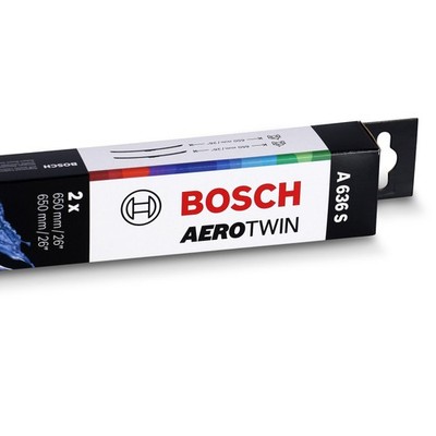Bosch Aerotwin Wiper Blade Set 650mm + 650mm — A636S fits Chevrolet Bolt 2016 on