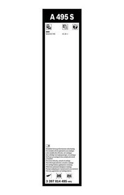 Bosch Aerotwin Wiper Blade Set 600mm + 500mm — A495S fits BMW X2 2017-2023