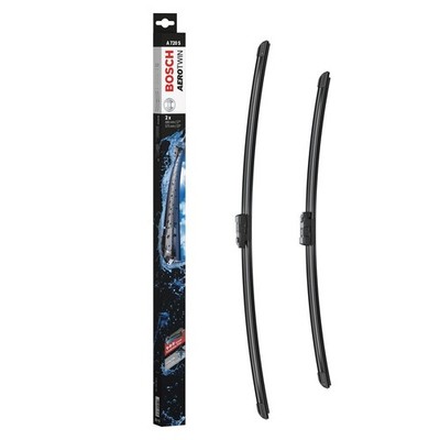 Bosch Aerotwin Wiper Blade Set 680mm + 575mm — A720S fits Vauxhall Meriva