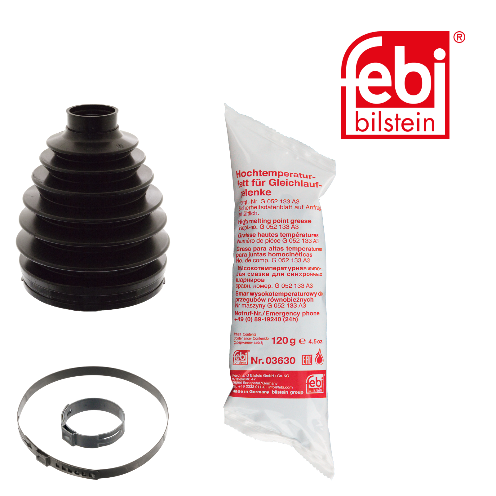Febi Drive Shaft Bellow Kit Wheel Side Thermoplast 101864